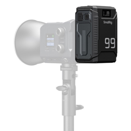 SmallRig 5864 T99 - akumulator V-Mount z odpornością Triple-Proof - przykład użycia